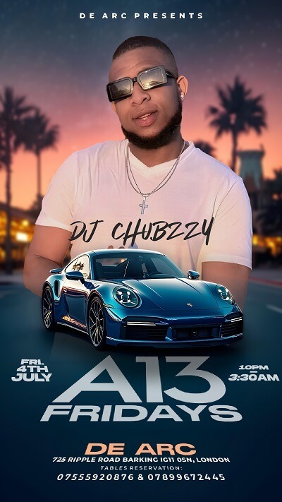 DJ CHUBZZY AT DE ARC LOUNGE