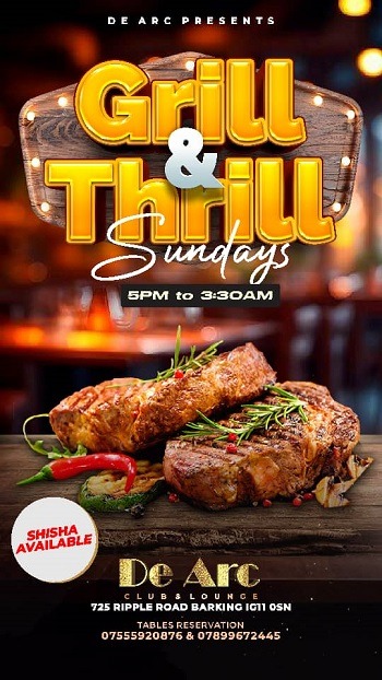GRILL AND THRILL SUNDAY