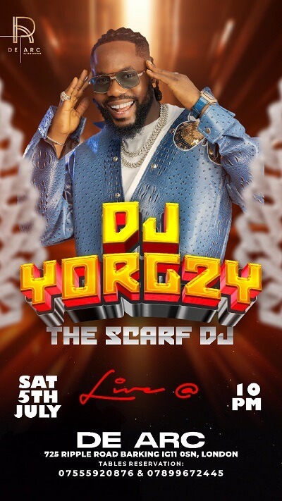 DJ YORGZY AT DE ARC