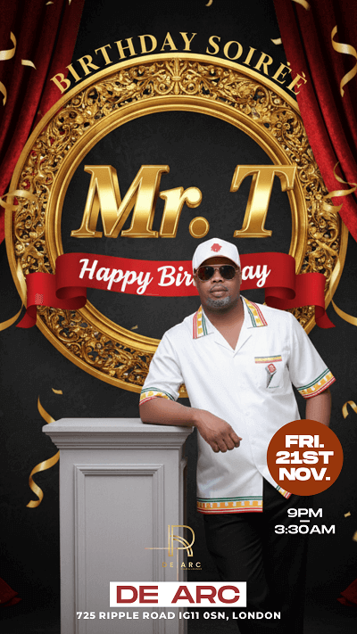 MR T BIRTHDAY AT DE ARC