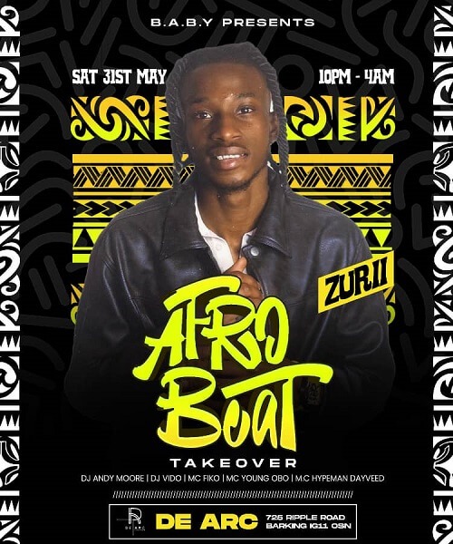 afrobeat takeover at de arc lounge