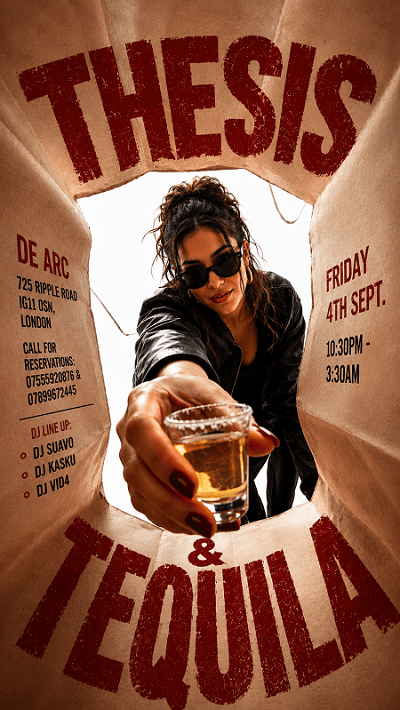 De Arc Lounge Thesis and Tequila Friday